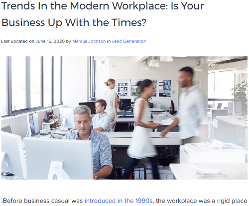 Instapage Trends in modern workplace